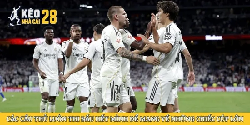 Các cầu thủ luôn thi đấu hết mình để mang về những chiếc cúp lớn