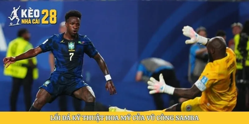 Lối đá kỹ thuật hoa mỹ của vũ công Samba