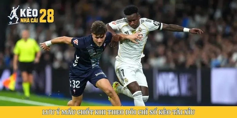 Lưu ý mấu chốt khi theo dõi chỉ số kèo Tài Xỉu