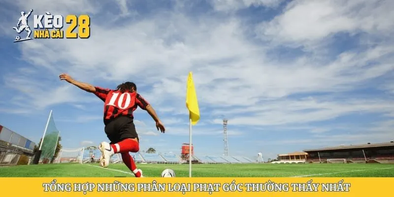 Tổng hợp những phân loại phạt góc thường thấy nhất